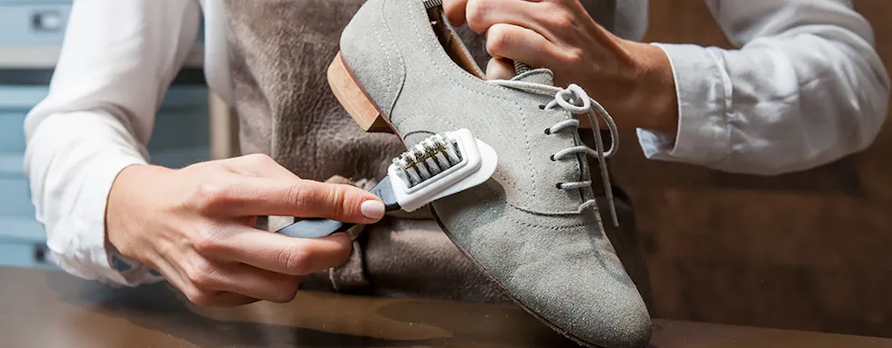 Suede schoenen schoonmaken MANFIELD Manfield